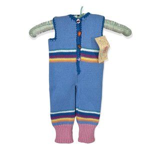 Sleeveless Button Up Knit Jumpsuit